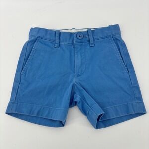 Crewcuts Boys Blue Chino Shorts Adjustable Waist Size 2 Stretch Twill